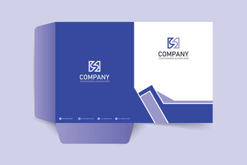 Simple minimalist business presentation folder template design
170