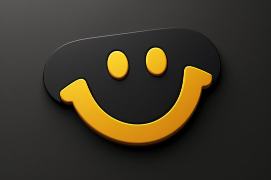 Beautiful and stylish smiley logo.