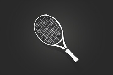Beautiful and stylish tennis logo.