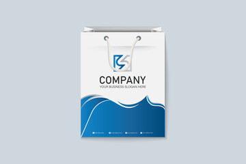 Official paper document shopping bag design