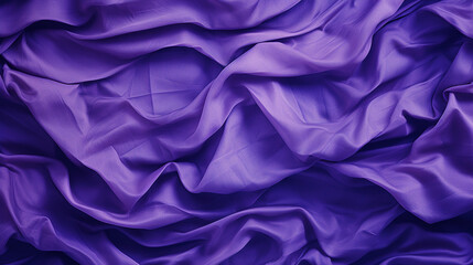 Fototapeta premium Crumpled paper texture in purple color - ai generative
