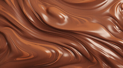 Naklejka premium Texture of chocolate mixed with white cream. Elegant sweet background. Generative AI