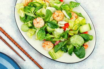 Seafood shrimp salad.
