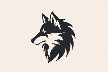 Beautiful and stylish wolf logo.