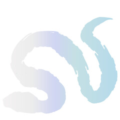 白蛇・巳・蛇・へびのイラスト素材　ベクター