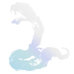 白蛇・巳・蛇・へびのイラスト素材　ベクター