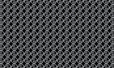 Grey lined, tringles, squares pattern on black background for web, backdro. Vector illustration