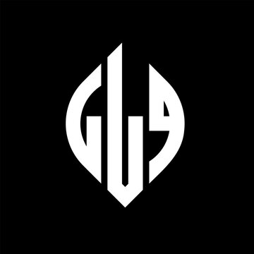 LLQ circle letter logo design with circle and ellipse shape. LLQ ellipse letters with typographic style. The three initials form a circle logo. LLQ circle emblem abstract monogram letter mark vector.