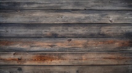 Fototapeta premium Dark grey and brown painted wooden plank texture for background