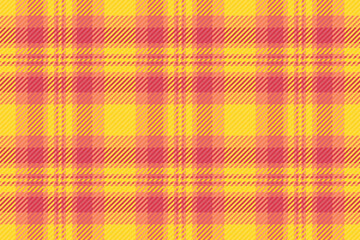 Tartan textile background of vector fabric plaid with a seamless check texture pattern.