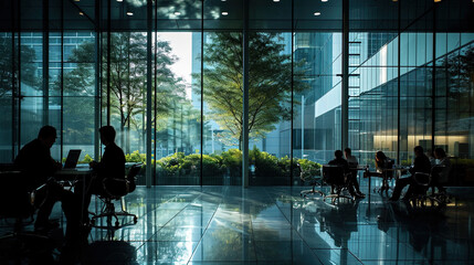 Office work. The appearance of the office, its architecture and design.