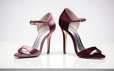 Velvet Verve heeled sandal pair.