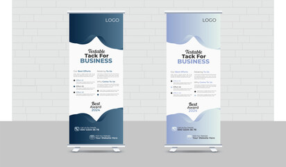 Professional business roll up stand banner for marketing