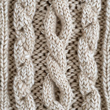 Seamless cozy sweater texture, repeating pattern texture
