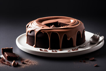 Black Velvet Indulgence: Tempting Chocolate Cake