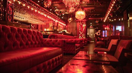 Obraz premium Concept of interior in nightclub.