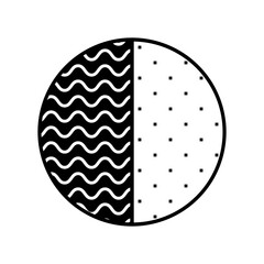 Geometric Abstract Decorative Shape Universal trendy Design Element