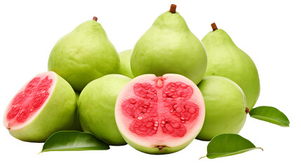 Guava PNG, Tropical Fruit, Exotic Produce, Guava Image, Pink Flesh, Seeds, Sweet and Fragrant, Vitamin C Source
