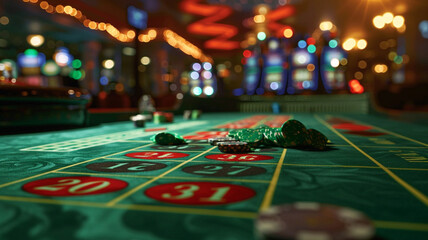 casino roulette table