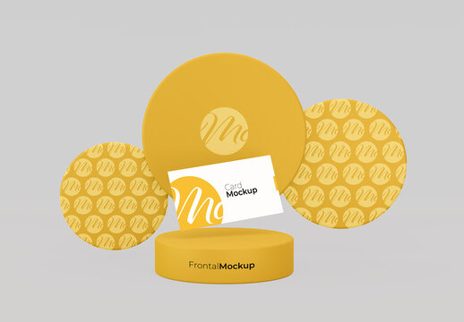 Floating Card Perspective View In Podium