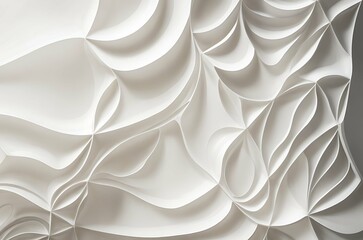 abstract curve decoration in white background