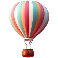 Hot air balloon. 3d design, suitable for business, holidays, festivals and design elements 