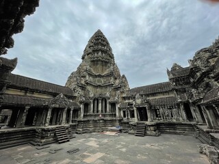 Ancient Cambodian temple - Angkor Wat