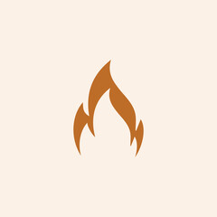  fire flame icon with burning red hot sparks isolated on white background. Render sprite of fire emoji, energy and power 
