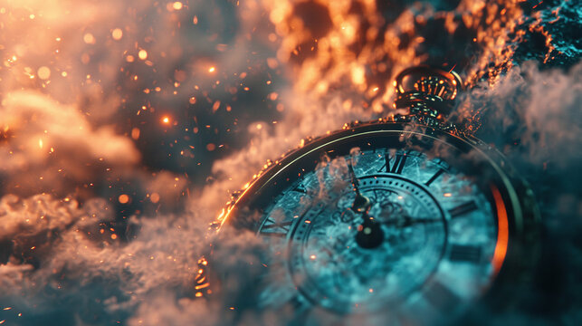 Clock for time travelling. 