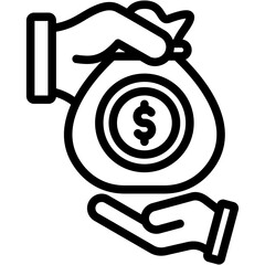 Give Money Icon