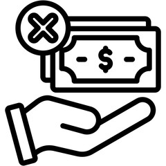 No Money Icon
