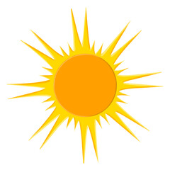  sun icon isolated on transparent background