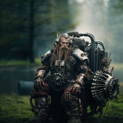Viking Cyborg Warrier