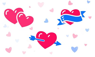 Hearts for Valentines Day 