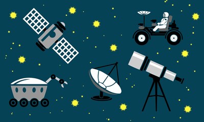 Space equipment, space exploration 