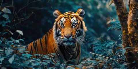 Rolgordijnen Malayan Tiger at wildlife reserve © Landscape Planet