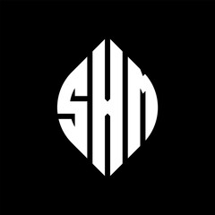SXM circle letter logo design with circle and ellipse shape. SXM ellipse letters with typographic style. The three initials form a circle logo. SXM circle emblem abstract monogram letter mark vector.