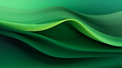 Abstract Organic Green Lines Wallpaper Background Illustration AI Generated