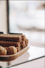 chocolate chip cookies on a plate