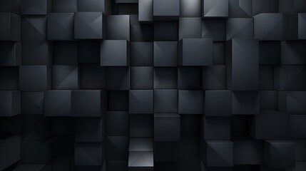 Realistic Wall of Cubes Abstract Background AI Generated