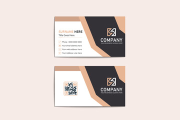 Business card design for real estate company