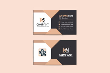 Business card design for real estate company