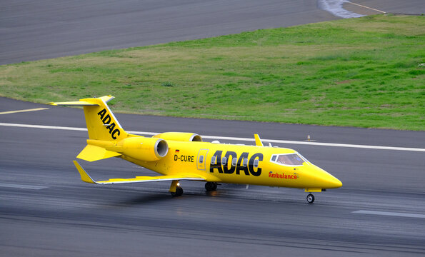 ADAC Bombardier Learjet 60XR Air ambulance at Madeira Airport, Funchal, Madeira, Portugal