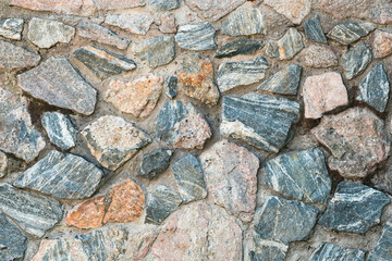 Masonry made of granite stones