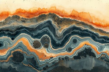 Abstract earth tone colors, colorful unique background, texture. Modern Art. Beautiful colorful mineral textures