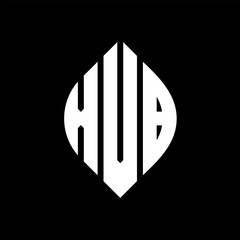 XVB circle letter logo design with circle and ellipse shape. XVB ellipse letters with typographic style. The three initials form a circle logo. XVB circle emblem abstract monogram letter mark vector.