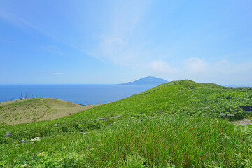 Naklejka premium 桃岩展望台コース