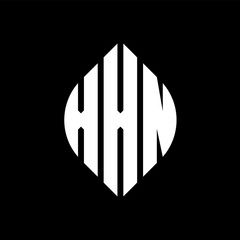 XXN circle letter logo design with circle and ellipse shape. XXN ellipse letters with typographic style. The three initials form a circle logo. XXN circle emblem abstract monogram letter mark vector.