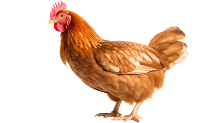 Fototapeta premium Chicken isolated on a transparent background