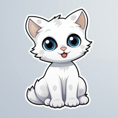 Obraz premium cartoon cat